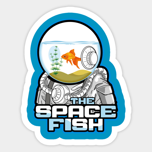 the Space fish Sticker by BOEC Gear